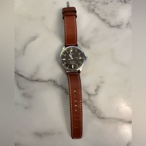 Timex TW2P84000 Waterbury Indiglo Leather Watch 40mm Quartz Watch